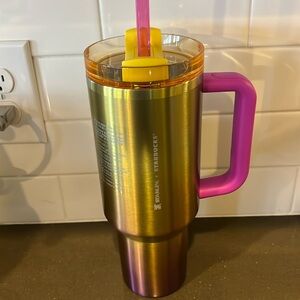 NWT Stanley X Starbucks Summer Collection Purple and Gold